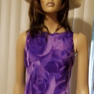 Beautiful purple open back dress size 3/4 like new